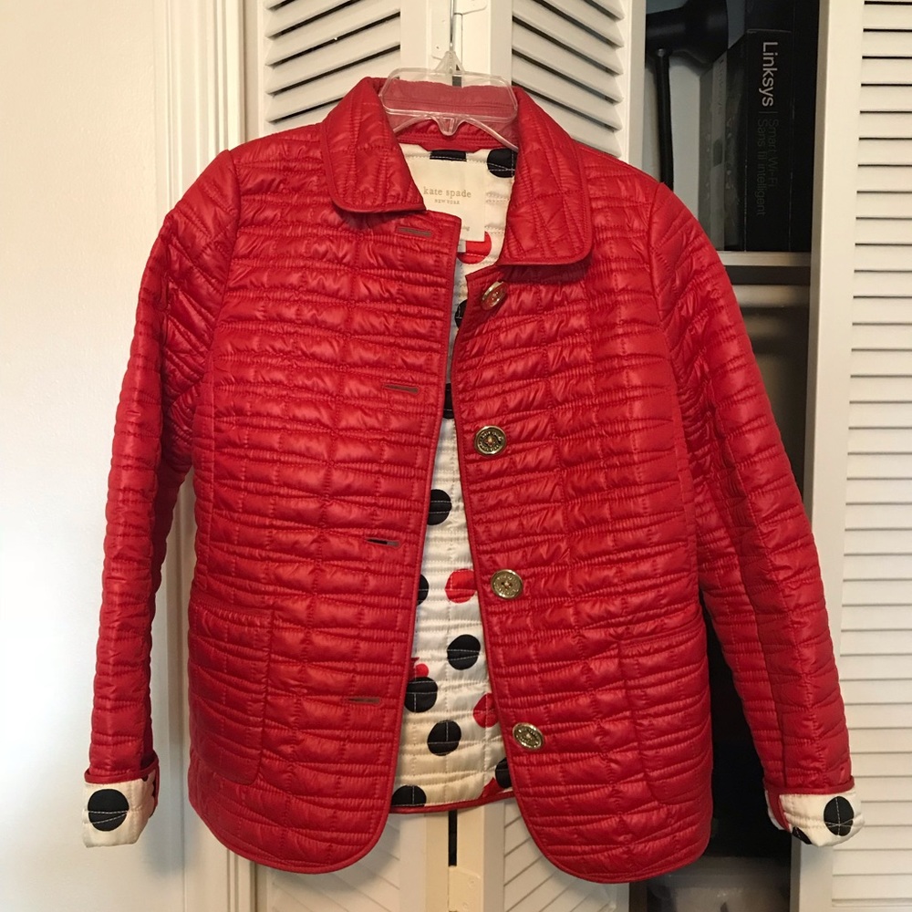 Kate Spade red jacket